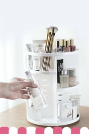 Hermia Organizador de Maquillaje Blanco